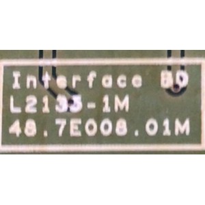 PLACA INTERFACE PARA MONITOR ACER / NUMERO DE PARTE 65.7E0Z1.C02 / 48.7E008.01M / L2133-1M / MODELO T272HL